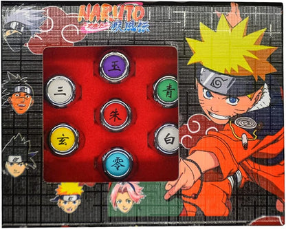 Set Anillos Akatsuki 10 uds.