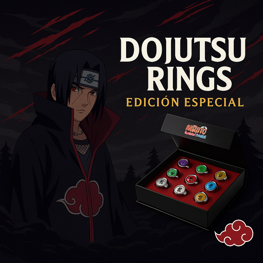 Set Anillos Akatsuki 10 uds.